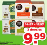 3 doosjes Nescafé / Starbucks Dolce Gusto voor €9,99