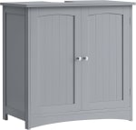 VASAGLE Mueble Baño con Almacenamiento Estante Ajustable de 2 Puertas por 49,99€