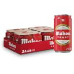 Mahou 5 Estrellas Pack de 24 Latas x 33 cl Cerveza Especial Dorada Lager Sabor 5 Estrellas por 12,67€
