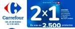 Folleto 2x1 en Carrefour Hasta el 9 de abril