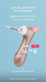 ¡Sólo HOY! Satisfayer Pro 2 por 14,99€