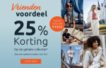 25% korting op de gehele collectie bij Van Uffelen mode