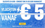 Ryanair vluchten tussen 10/11 en 15/12 vanaf €5