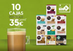 10 cajas de Nescafé dolce gusto a 35 €