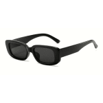 Óculos De Sol Hype Retro Vintage Retangular Preto Unissex - R$13,91