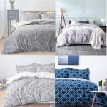 Bedsure Funda Nórdica Cama 180 Estampada Reversible