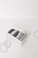 Pack 6 calcetines altos grises por 6,99€