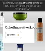 50% korting op gehele site van HBcare