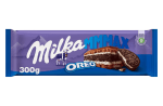 2 Milka MMMAX Oreo Tableta Grande de Chocolate con Leche de los Alpes con Relleno de Galleta Oreo y Doble Capa de Relleno de Vainilla 300g por 5€