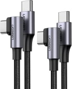 UGREEN Cable USB C, Cable USB Tipo C a USB Tipo C 90 Grados Carga Rápida 20V 3A 60W por 7,99€