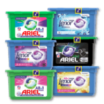 Ariel of Lenor pods voor €1,99 bij Dirk