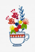 Patrones primaverales bordado DMC Gratis