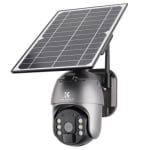 2K Cámara de Vigilancia 4G LTE Exterior Batería Solar Inalámbrica por 116,17€