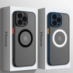 Funda magnética mate de lujo de carga inalámbrica por 3,56€ para Iphone