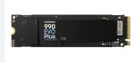 Disque SSD Interne M.2. NVMe Samsung 990 EVO Plus - 1 To, Lecture 7150 Mo/s, Écriture 6300 Mo/s