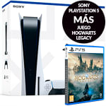 Consola Ps5 lector + videojuego Hogwarts Legacy + 30 euros de descuento por 589,99€
