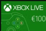 XBOX Live €100 Prepaid Card voor €88,22 dmv code bij Kinguin