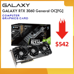 Placa de video 3060TI GALAXY - R$3.050