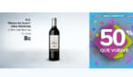 50% que Vuelve en Vinos en Carrefour.