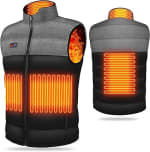 Chaleco Calefactable Térmico con 4 Zonas Calefactables y 3 Niveles de Temperatura por 25,49€