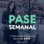 Pase Semanal 7 dias por 5,99€ Patinetes Tier Málaga