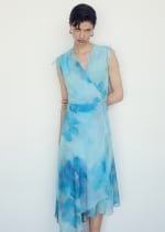 Vestido cruzado estampado para Mujer por 13.99€