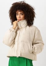 Co'couture beige gewatteerde jas voor €86,70 bij de Bijenkorf