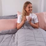 Catch Brentfords weighted blanket for adults at Amazon for £22.99