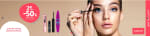 2e aan -50% op mascara's en eyeliners