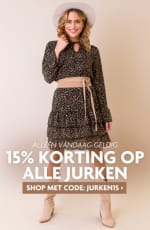 Kortingscode voor 15% extra korting op jurken bij The Musthaves