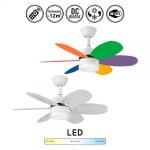 Ventilador de techo infantil con WIFI reversible por 59,47€