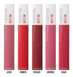 Pack 5 Labiales Maybelline Super Stay Matte Ink en $558 | Mercado Libre