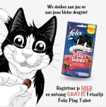 Voor kattenliefhebbers: vraag gratis FELIX play tubes aan