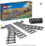 Lego City 60238 Les Aiguillages Rails à 9,61€
