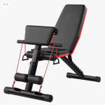 Fitness tech banco abdominales multifunción 200kg por 51,38€ (cuenta nueva por 39,38€)