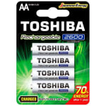 PILHA RECARREGÁVEL da TOSHIBA, modelo AA TNH6GAE - R$ 61,94