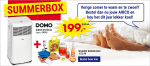 Summerbox van Hubo voor 199 euro met airco twv 499 euro
