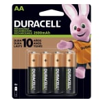 4 Pilas Duracell Recargables AA a $197 en Sanborns