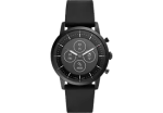 FOSSIL Hybrid HR Smartwatch Collider 42 mm Zwart/Siliconen voor €99 bij de Mediamarkt