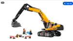 LEGO City La Pelleteuse de Chantier Jaune 60420 à 54,99€
