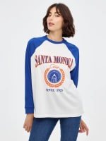 Camiseta de Manga Larga de Mujer Print Santa Monica por 2.99€