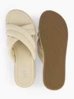 OXMOX Dames beige platform slipper -50%