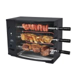 Churrasqueira Elétrica Arke Vitta Smart 3 Espetos Rotativo - R$ 619