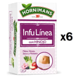 6 Paquetes de Hornimans Infu Línea | Infusión con Hinojo 100% Natural | 20 bolsitas | Sin Teína por 8.83€