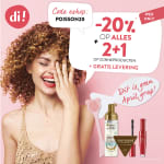 -20% op alles + 2+1 op zonneproducten + gratis levering met deze code