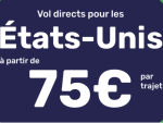 Vol de Barcelone aux Etats-Unis à partir de 75€