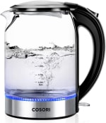COSORI Hervidor de Agua Eléctrico de Cristal 1,5L/2200W por 31,19€