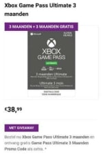 Xbox Game Pass Ultimate 3+ 3 maanden GRATIS