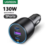 Cargador Ugreen 3 USB 130W por 23,47€