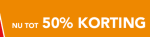 Tot 50% korting tijdens de sale